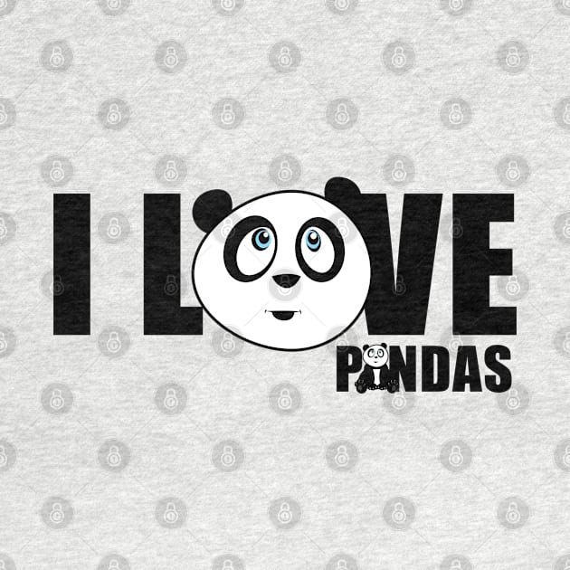 I love Pandas by adamzworld